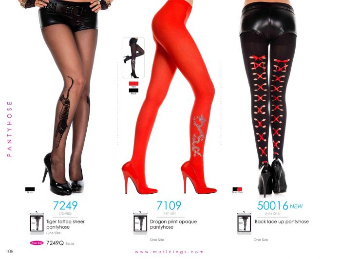 Music Legs Music Legs-hosiery Catalog 2019-108  Hosiery Catalog 2019 | Pantyhose Library